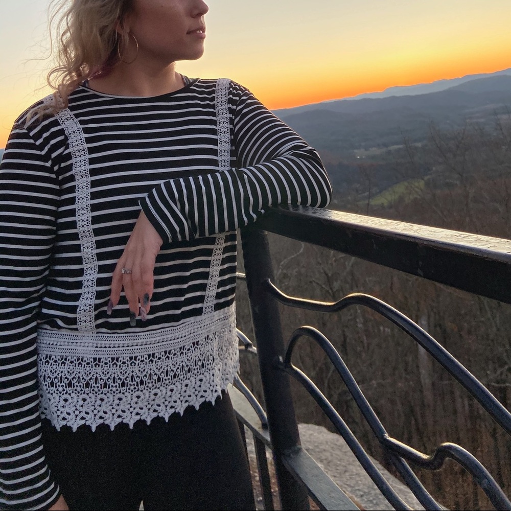 Striped shirt!
